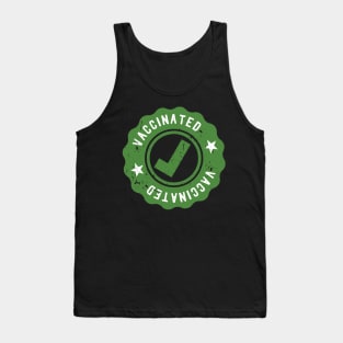 Vaccinated Check pro vaccine gift Tank Top